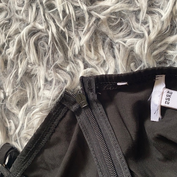 NWOT Princess Polly Black Floreto Mini Dress - Picture 8 of 15